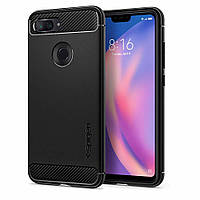 Чехол Spigen для Xiaomi Mi 8 Lite Rugged Armor, Black (S27CS25598)