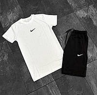 2в1 Nike (Центр) Біла Футболка + Шорти