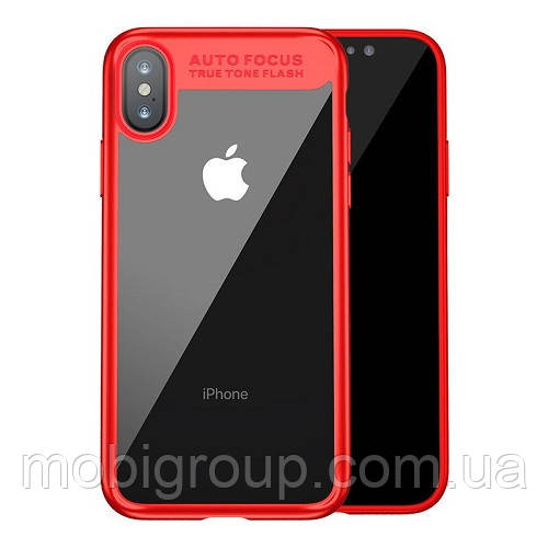 Чехол Baseus для iPhone X Suthin Case Autofocus, Red (ARAPIPHX-SB09)