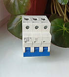 Автоматичний вимикач малогабаритний 3 полюси 3P 32A Lemanso LCB45-3C32 тип С 50Гц, фото 5