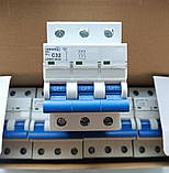 Автоматичний вимикач малогабаритний 3 полюси 3P 32A Lemanso LCB45-3C32 тип С 50Гц, фото 4