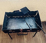 Кований розбірний мангал-валіза на 8 шампурів (2 мм), фото 6