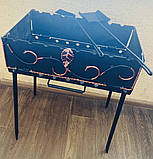 Кований розбірний мангал-валіза на 8 шампурів (2 мм), фото 3