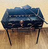 Кований розбірний мангал-валіза на 8 шампурів (2 мм), фото 5