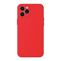 Чохол Baseus для iPhone 12 Pro Max Liquid Silica Gel, Bright red (WIAPIPH67N-YT09)