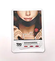 Лифтинг-маска для подбородка TVO Beautiful Skin Shape V Face черная