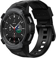 Чохол Spigen для Galaxy Watch 4 Classic (46mm) Rugged Armor Pro 2 in 1, Black (Пошкоджена упаковка) (ACS03832)