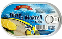 Консерва філе скумбрії в олії M&K 160 г