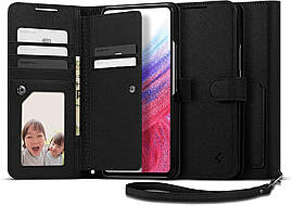 Книжка-Чохол Spigen для Samsung Galaxy A53 5G Wallet S Plus, Black (ACS04412)