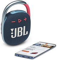 Портативна акустика JBL Clip 4 Blue Coral (JBLCLIP4BLUP) (JBLCLIP4BLUP)