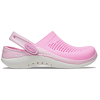 Crocs LiteRide 360 Kids Clog Taffy Pink, Кроксы Лайтрайд 360 Детские оригинал розовые с коробкой