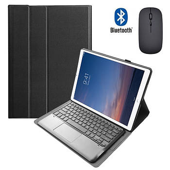 Чохол-клавіатура Smart Cover + Мишка для Apple iPad Pro 12.9" 2015/2017 Ukr+Ru+En Black