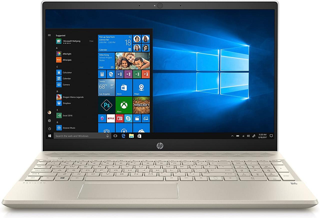 Ноутбук HP Pavilion 15-eh1053ua 15.6FHD IPS AG/AMD R5 5500U/12/512F/int/DOS/Gold (422K9EA)