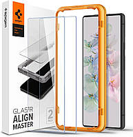Захисне скло Spigen для Google Pixel 7 - ALIGNmaster (2 шт), Clear (AGL05199)