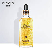 Сыворотка для лица с фильтратом слизи улитки Venzen Gold Snail Advanced Skin Queen, 100мл