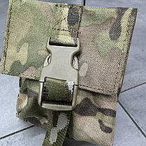 Підсумок під 2 гранати на Моллі, Мультикам, WINTAC, Cordura 1000D, тактичний чохол під дві гранати на Моллі, фото 6