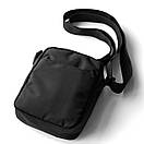 Сумка через плече барсетка Stone Island Svet чорна тканинна Стоун айленд, фото 8