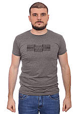 Футболка чоловіча Calvin Klein 24-2008 (24-4007) темно-сіра, фото 3