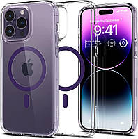 Чохол Spigen для iPhone 14 Pro Max - Ultra Hybrid MagSafe, Deep Purple (ACS05581)