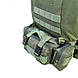 Тактичний рюкзак на 55 л із підсумками B08 | 55х40х25см, фото 3