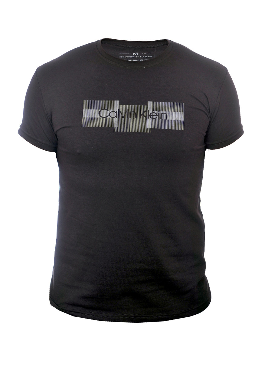 Футболка чоловіча Calvin Klein 24-2008 (24-4007) чорна