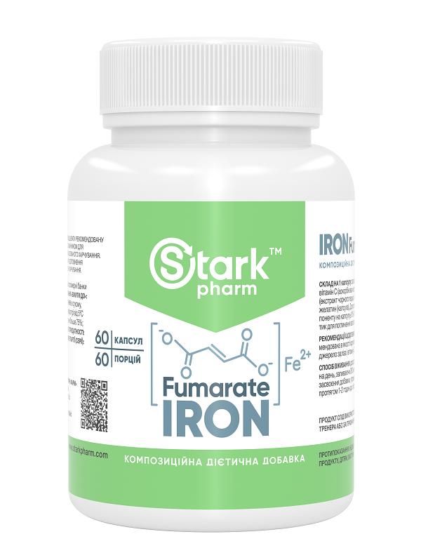 Заліза фумарат Stark Pharm - Stark Iron Fumarate 50 мг (60 капсул)