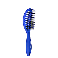 Расчёска для волос Dagg массажная пластиковая продувная 23 см 5037 Синяя