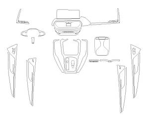 Комплект викрійок для салону BMW X3 2023 -