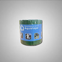Бітумна стрічка покрівельна герметизувальна зелена AquaTape 100х3