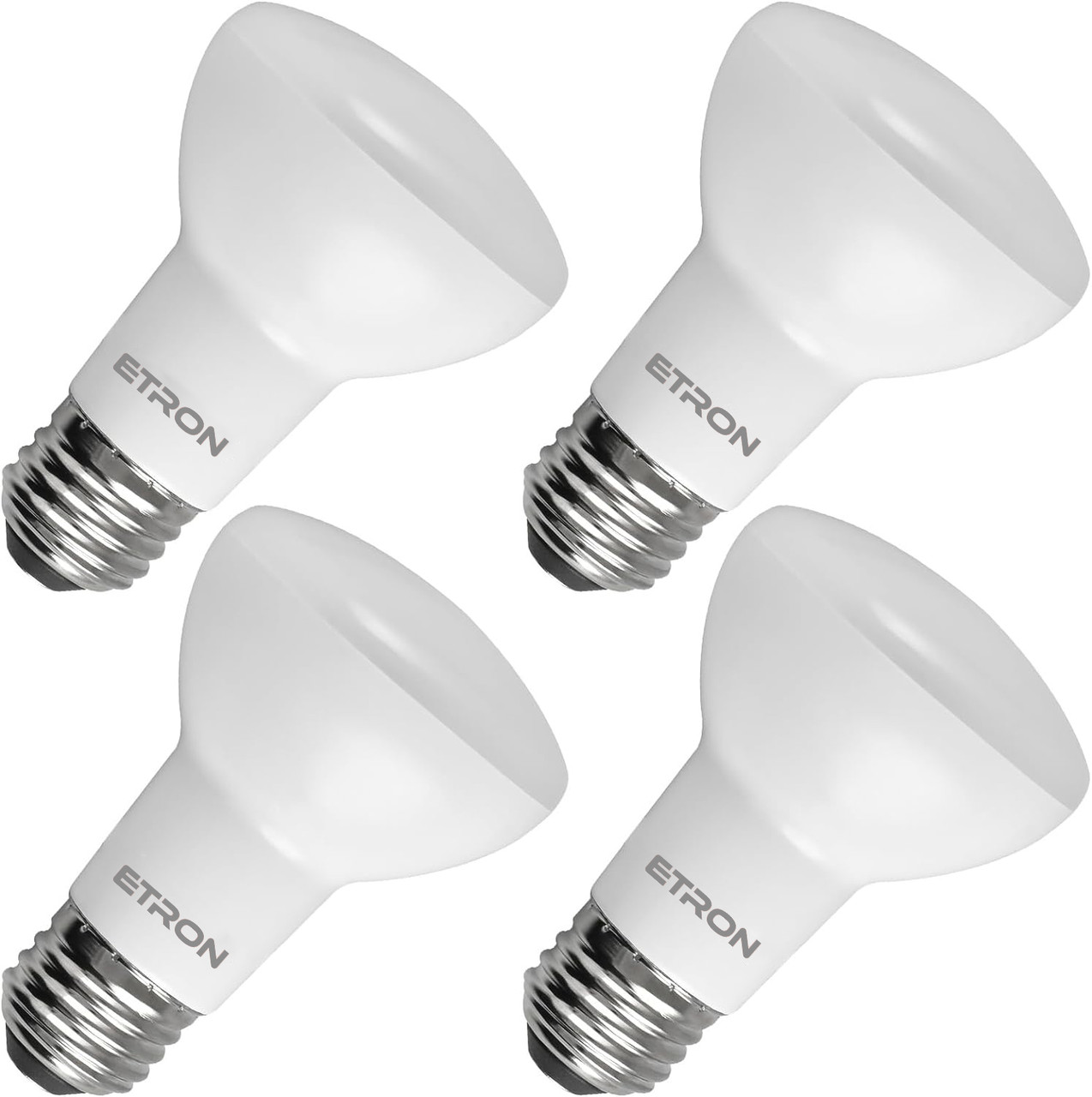 Комплект світлодіодних LED ламп ETRON 8W R63 3000K 220V E27 тепле світло (4 шт), фото 1