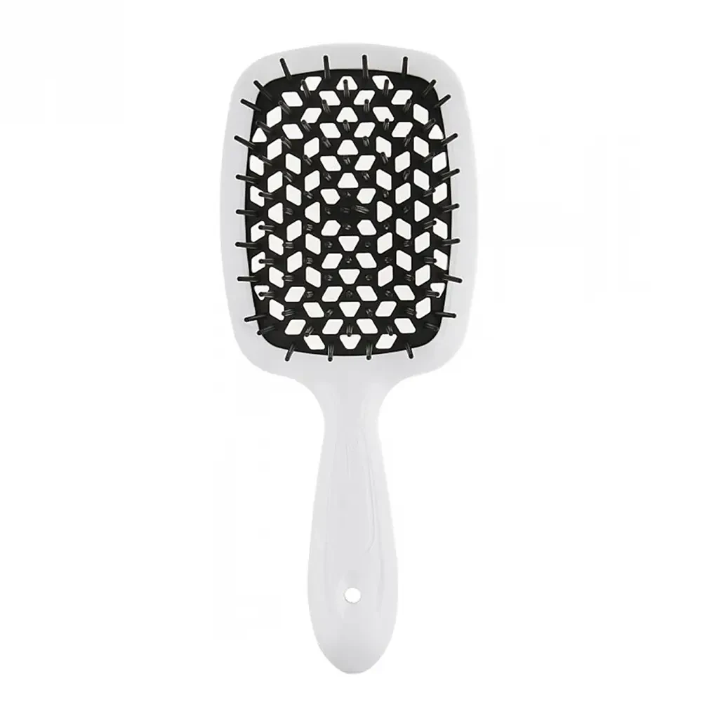 Гребінець Janeke Superbrush With Soft Moulded Tips SP226 BIA (біле з чорним)