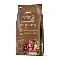 Корм для собак Fitmin dog Purity Rice Senior&Light Venison&Lamb 12кг