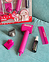 Дитячий іграшковий набір перукаря  YF820-6  з функціональним феном Салон краси Фіолетовий, фото 2