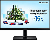 Монитор LCD 27" Samsung F27T450F, HDMI, DP, mini-jack 3,5mm, USB, IPS, Pivot, 1920x1080, 75Hz, 5ms