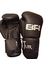 Боксерские перчатки универсальные кожа Battler Sport черные 10 унц