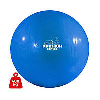 М'яч для фітнесу укріплений PowerPlay 4000 Premium 65см Синій + насос (PP_4000_65cm_Blue) DS, код: 6447531