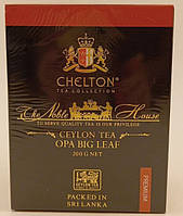 Чай черный цейлонский крупнолистовой ОРА Big Leaf Благородный дом Chelton Челтон 200гр в картоне