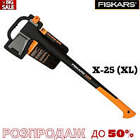 Топор - Колун Fiskars X25 "XL". Топор ФИСКАРС профессиональный для дров