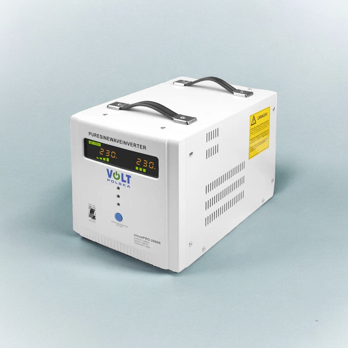 Інвертор напруги, ІПБ Volt Polska SINUS PRO 2000 E 12/230 В (1250/2000 Вт), фото 1