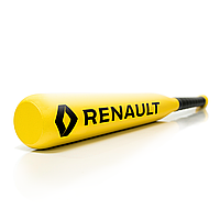 Бейсбольная бита деревянная с маркой автомобиля «Renault» | 75 см | 800 г Желтый