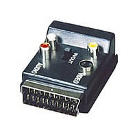 Штекер scart - гн Скарт+3 гн RCA+переключатель+1 мини гн 4Р, VK11121