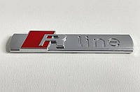 Эмблема надпись R-line на Audi 71x10mm