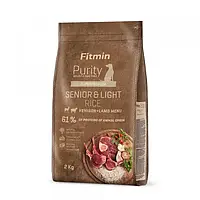Корм для собак Fitmin dog Purity Rice Senior&Light Venison&Lamb 2кг