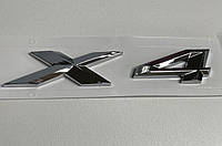 Эмблема надпись X4 на BMW