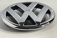 Емблема передня, значок з лого решітки радіатора VW Jetta Volkswagen (Фольцваген) 130 mm (5C6853601, 5C6 853