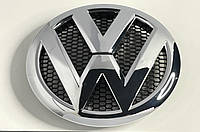 Эмблема решетки радиатора Volkswagen (Фольцваген) Transporter T5 165 mm (7E0853601, 7E0853601E, 7E0853601C)