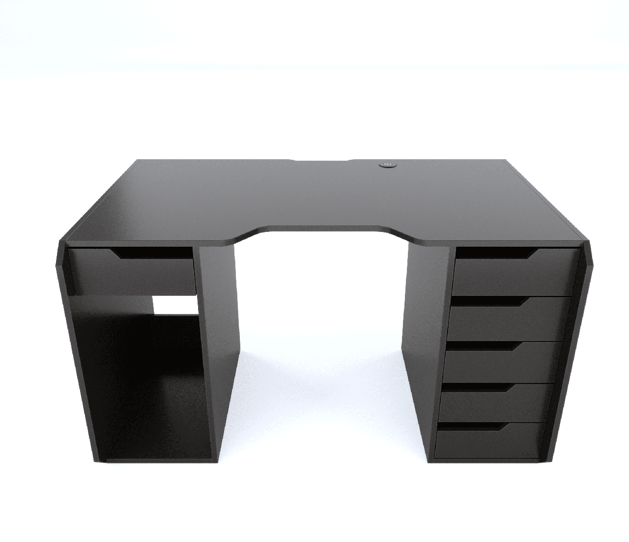 Геймерський стіл "Legion" 140х80х75 см. Чорний, фото 1