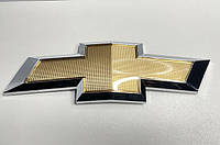 Емблема решітки радіатора Chevrolet 230x80 mm (хром/золото)