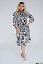 Дуже красиве плаття софт короткі рукави по коліно розміри батал, фото 5