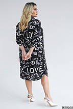 Дуже красиве плаття софт короткі рукави по коліно розміри батал, фото 4